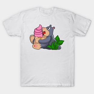 Mole with Waffle ice cream T-Shirt